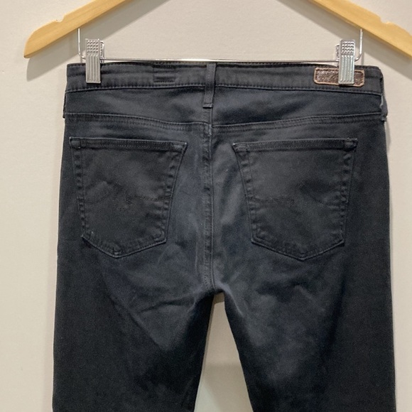 Ag Adriano Goldschmied The Leggings Super Skinny Black Jeans Size 26R - Picture 8 of 14